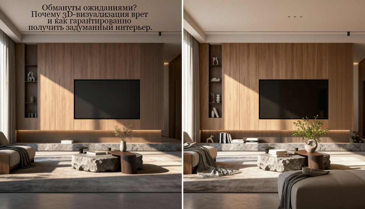 Визуализация VS Реальность