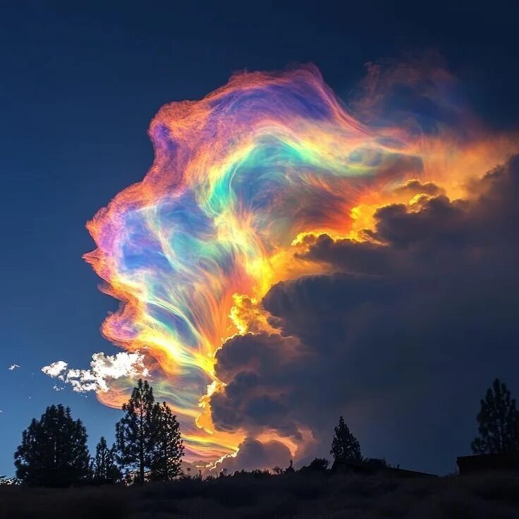 Огненная радуга — редкий оптический эффект, возникающий при преломлении солнечных лучей в перистых облаках. Для её появления требуется, чтобы солнце находилось на высоте не менее 58° над горизонтом. Радуга выглядит как горизонтальная полоса с радужной расцветкой, расположенная параллельно горизонту. 