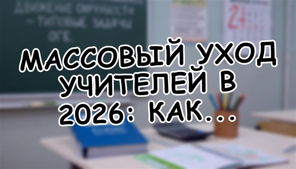 Массовый уход учителей в 2026: как защитить учёбу ребёнка? Советы от мамы-эксперта