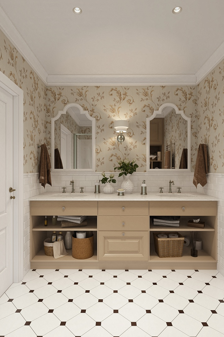 Тумба под раковину в ванную комнату Арлайн