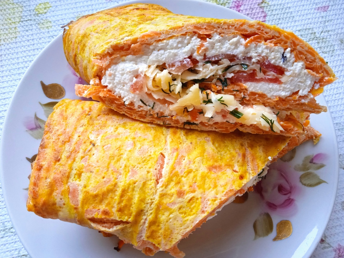 Морковная шаурма от Валентины Быковой. 