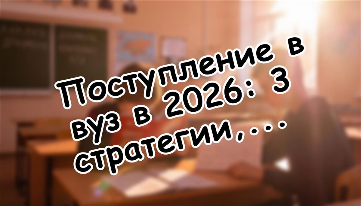 Поступление в вуз в 2026: 3 стратегии, чтобы не остаться без места 💡 (Источник: Яндекс Картинки)