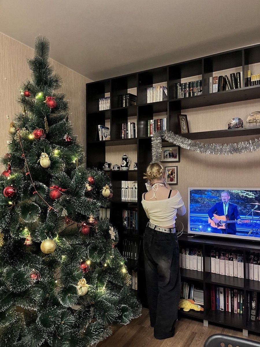 Моя доченька. Встречаем 2025 год. 