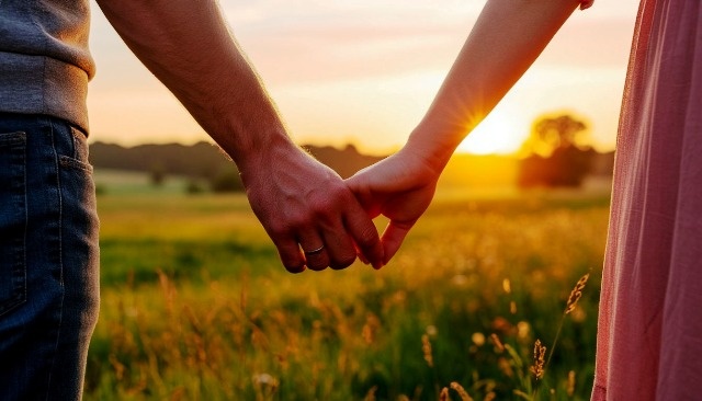 Рассвет на двоих. Картинка из интернета. В редакции Татьяны Федотовой.