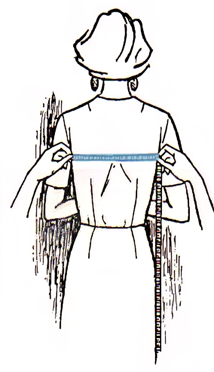 Мерка Ширина спины