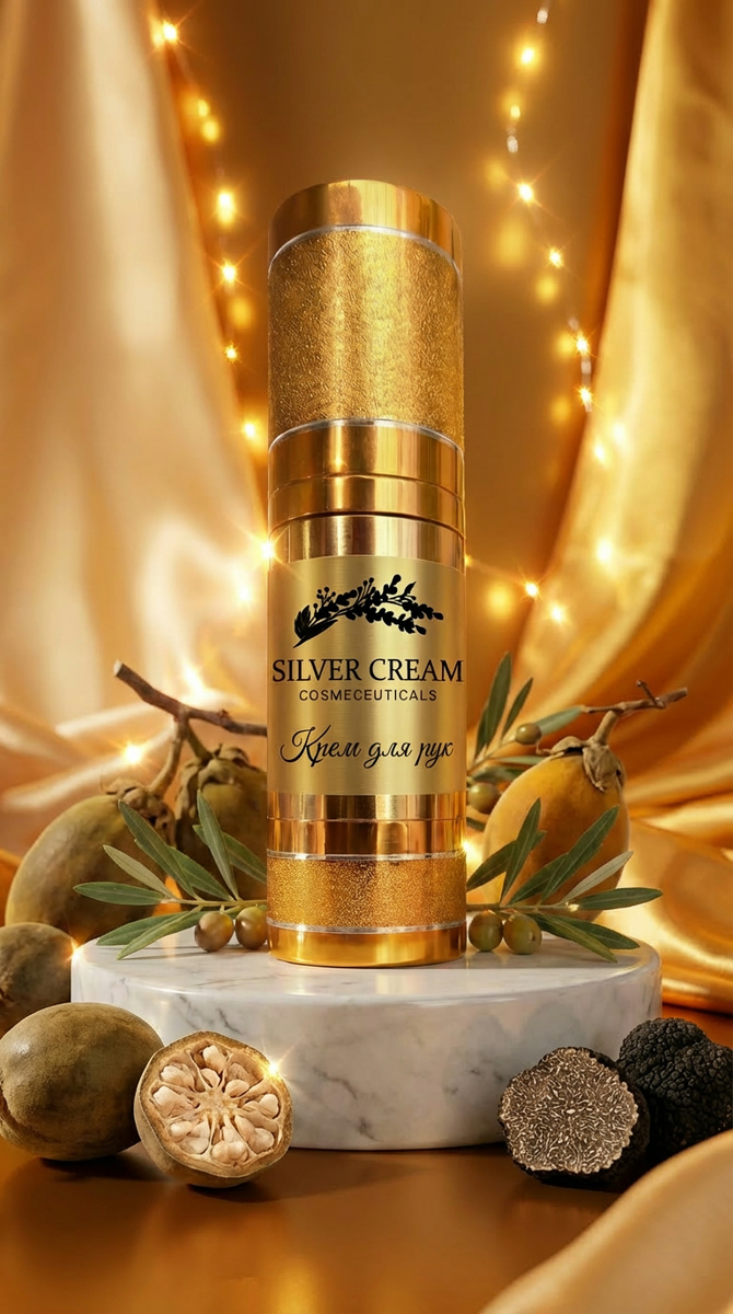 флакон крема для рук hand made с натуральными компонентами