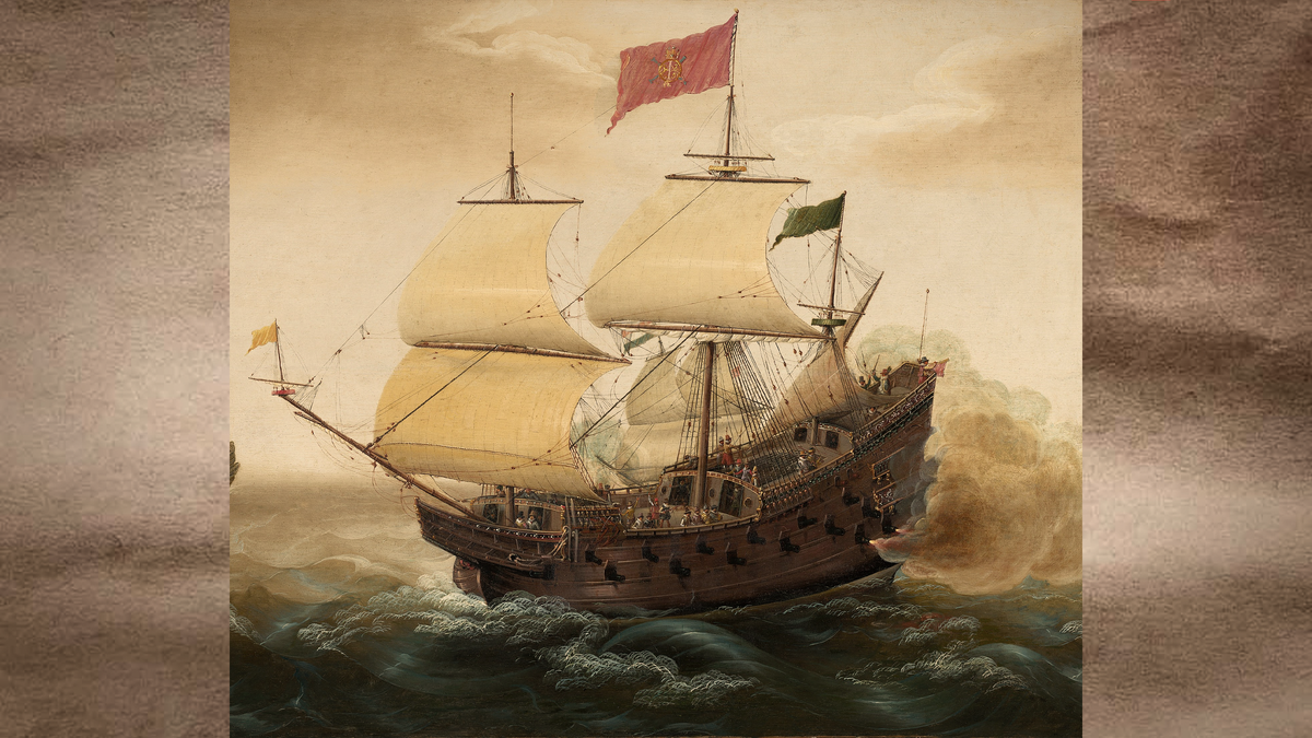 Испанский галеон начала XVII века