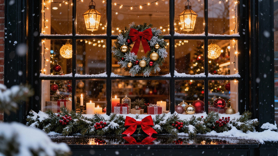 Как украсить окна на Новый 2026 год: лучшие идеи декора