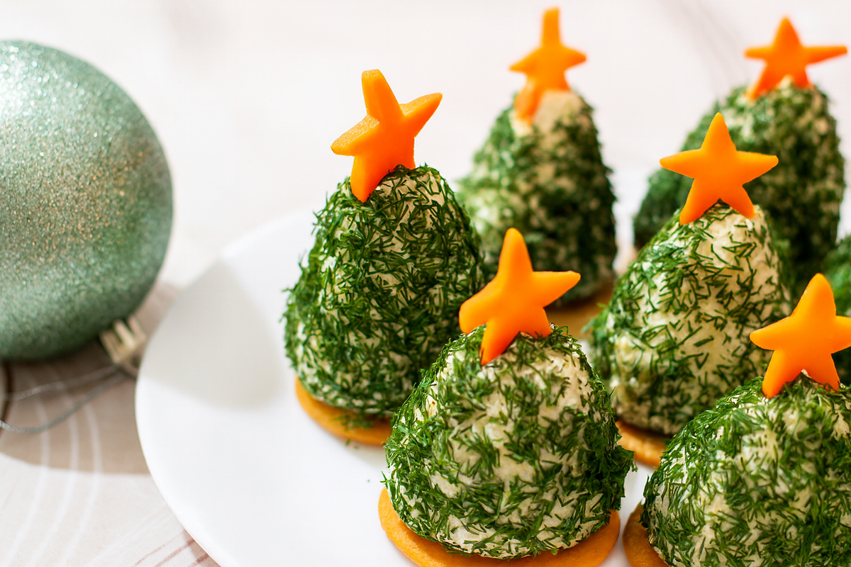 Новогодние ёлочки закуска