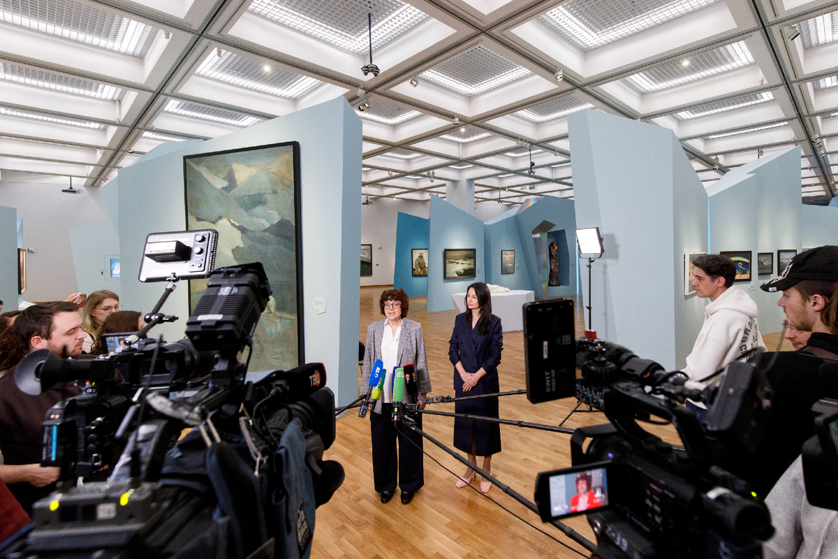 Пресс-подход. Организаторы рассказывают о выставке