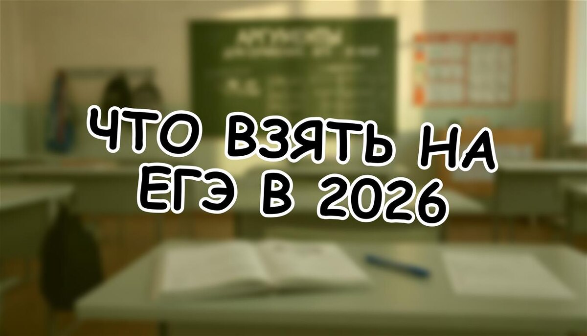 Что взять на ЕГЭ в 2026: Ошибки, которые лишат аттестата (Источник: Яндекс Картинки)