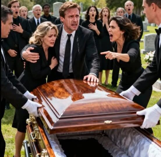 «ОТКРОЙТЕ ЭТОТ ГРОБ СЕЙЧАС ЖЕ!» — крик экономки, который остановил похороны моей матери и заставил мою жену прошептать: «Даже не смей ей вер