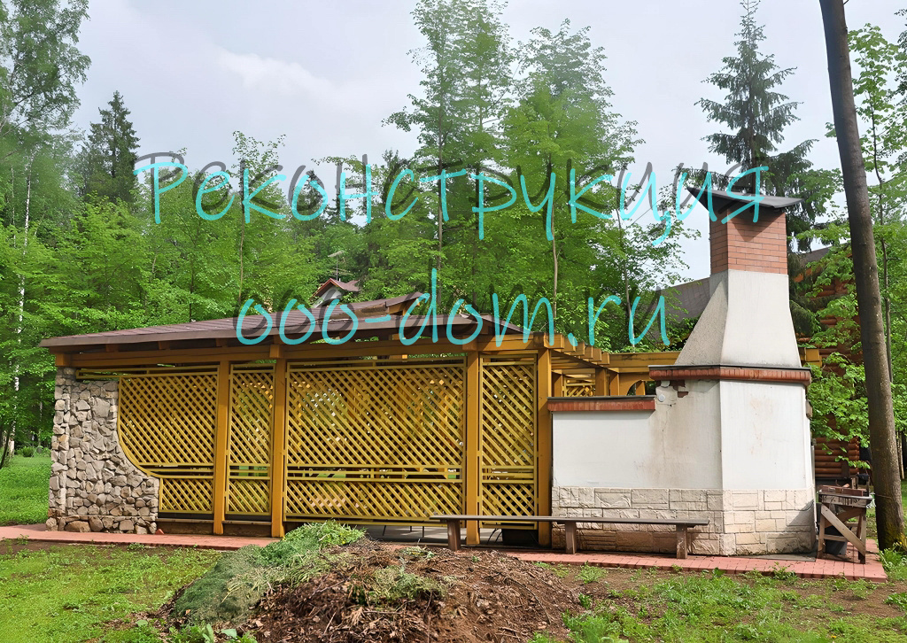 Мангальный комплекс из кирпича после 4 лет эксплуатации