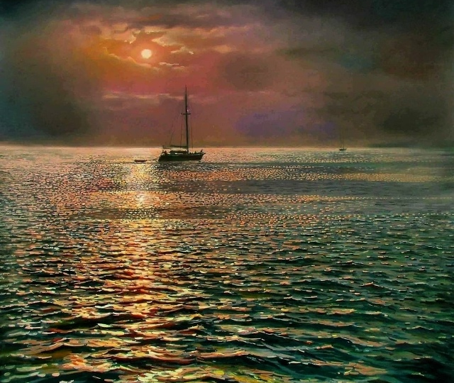 Подборка работ современных художников. Моя Россия. Часть 82