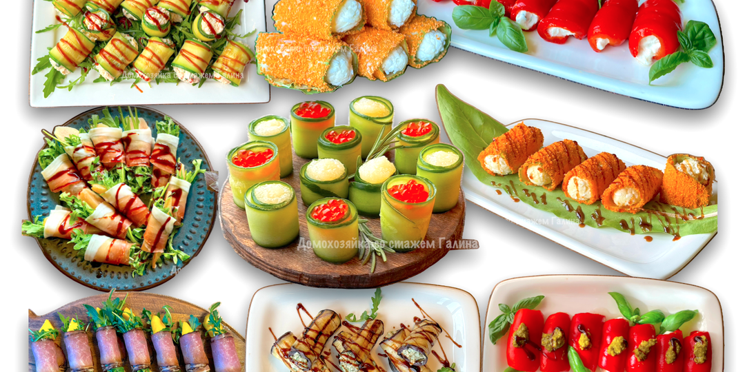 8 закусочных рулетиков для идеального новогоднего стола