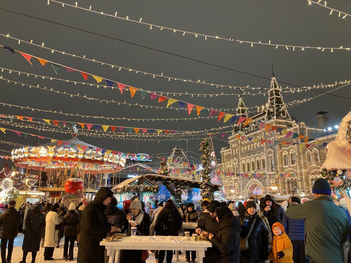 "Путешествие в Рождество", Москва, Красная площадь.