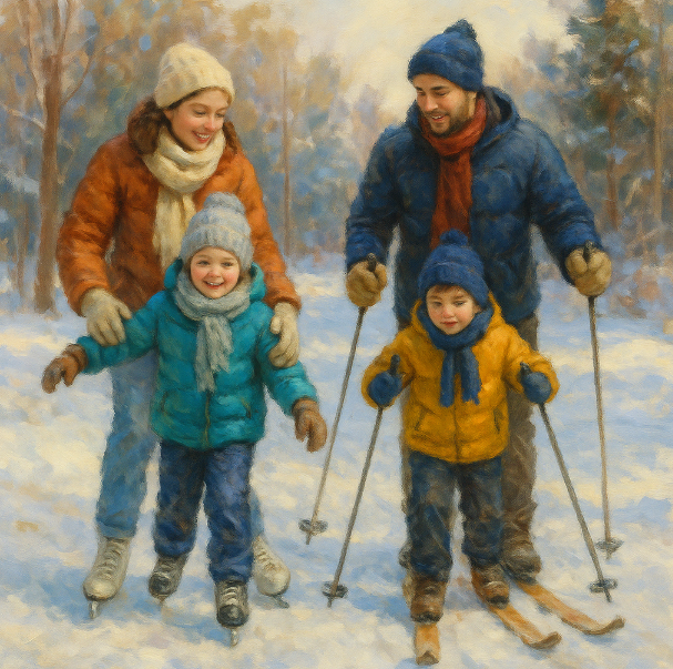 Катание на коньках и лыжах: советы для новичков 