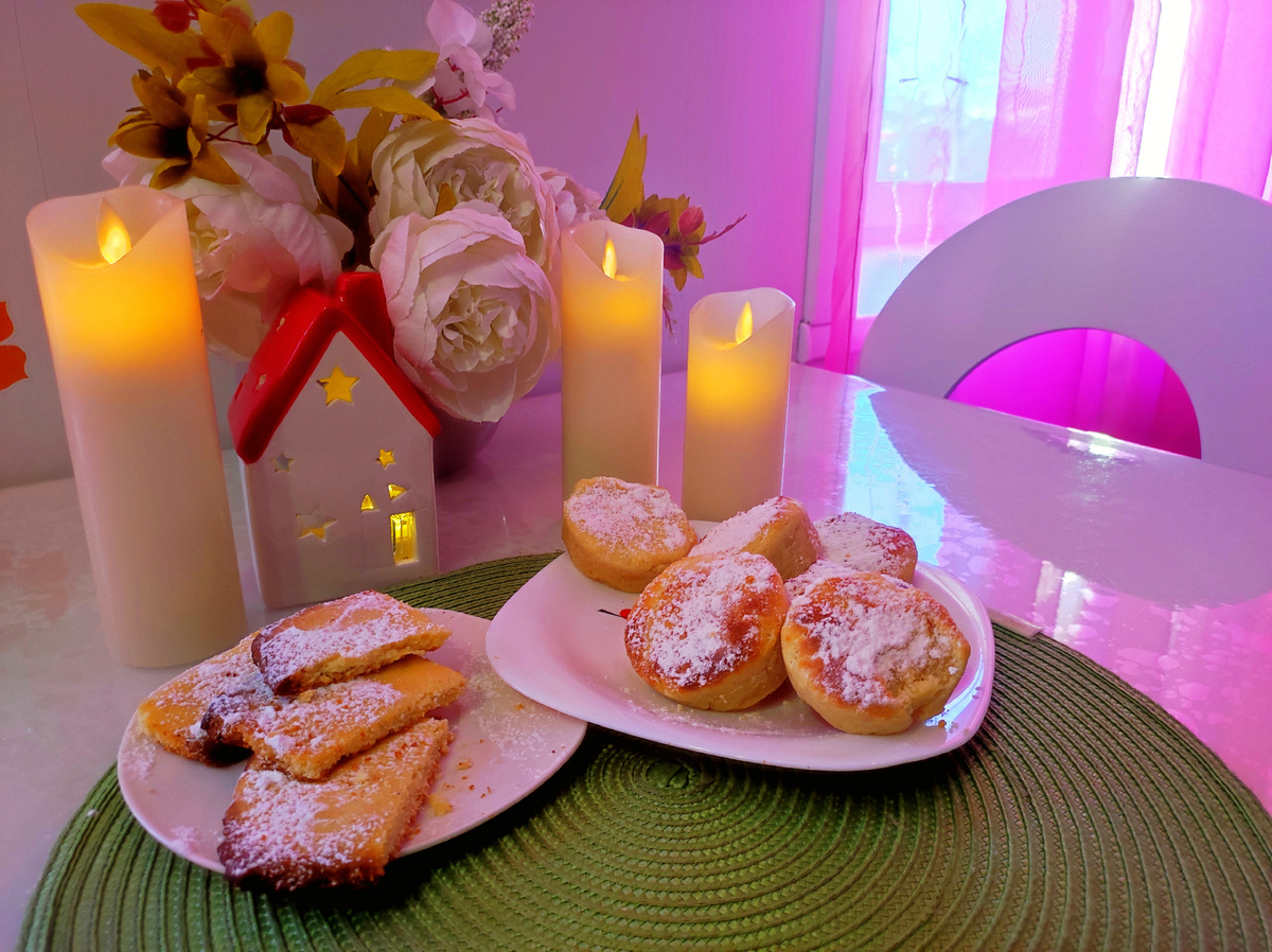 Фото автора . Я испекла печенье круглой и прямоугольной формы. Круглой формы не советую выпекать))