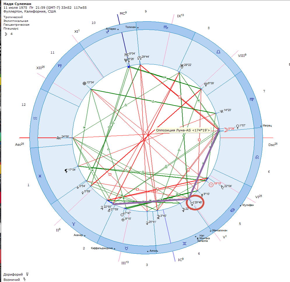 Надя Сулеман активация элементов 5 дома средними точками с Хироном.