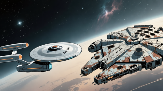 "Звёздный путь" VS "Звёздные войны" 