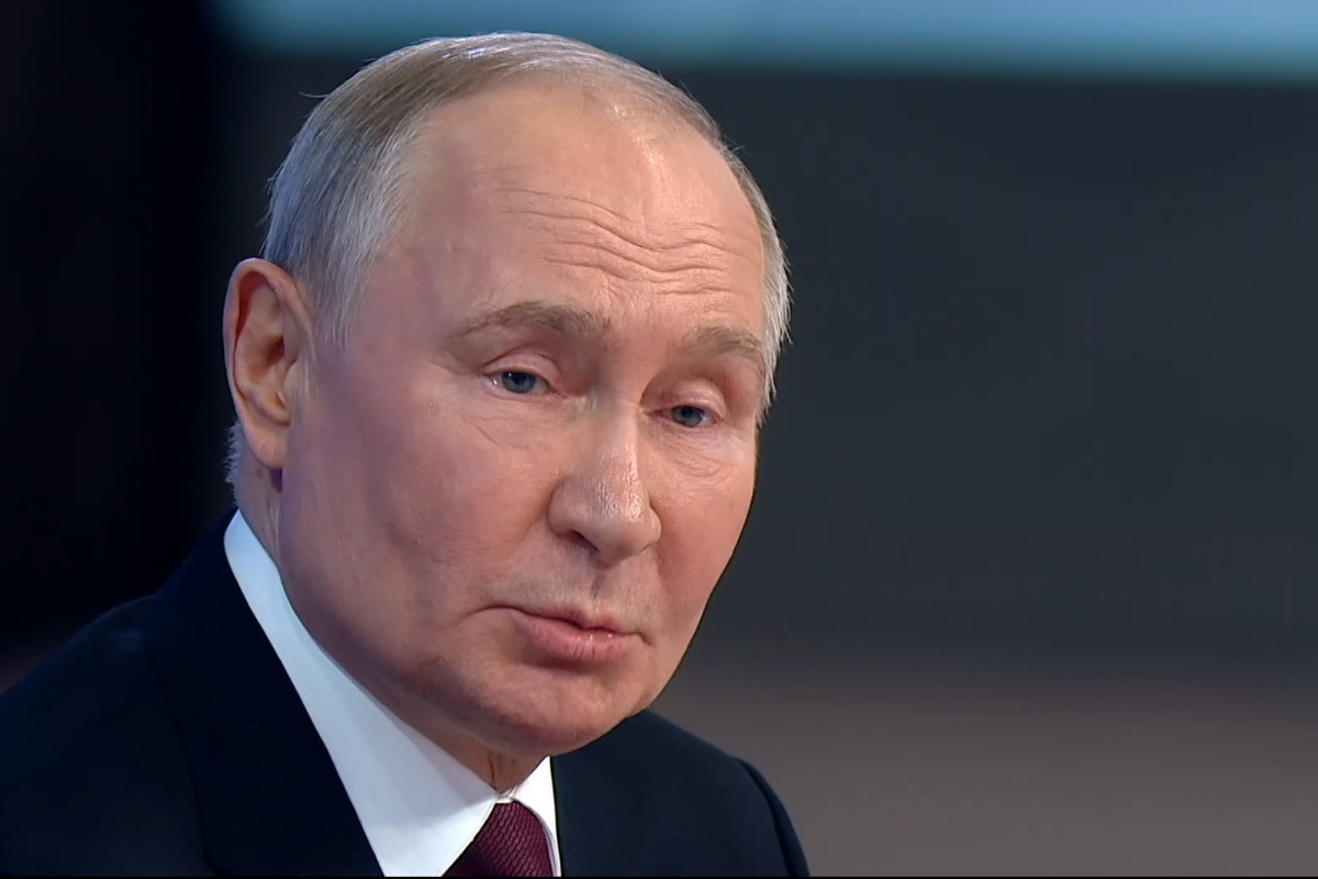    Фото: скриншот с прямой трансляции с президентом РФ "Итоги года 2024"