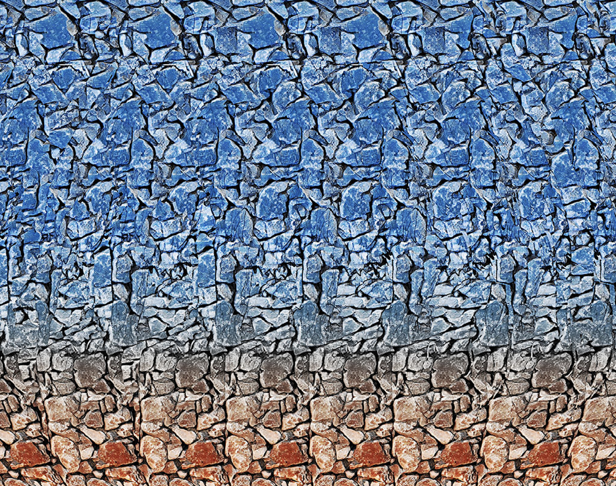 Фантазийная стереокартинка с объёмной структурой. Скрытое 3D-изображение, оптическая иллюзия, стереоэффект для внимательного взгляда.