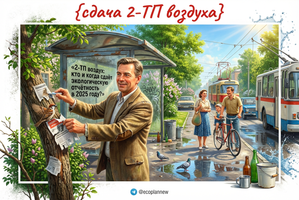    Кто и когда сдаёт экологическую отчетность в 2025 году по форме 2-ТП воздух? Ecoplan