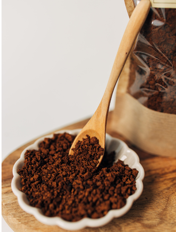 Мелкодробленая чага 1-3 мм, хорошо подходит для чайных купажей