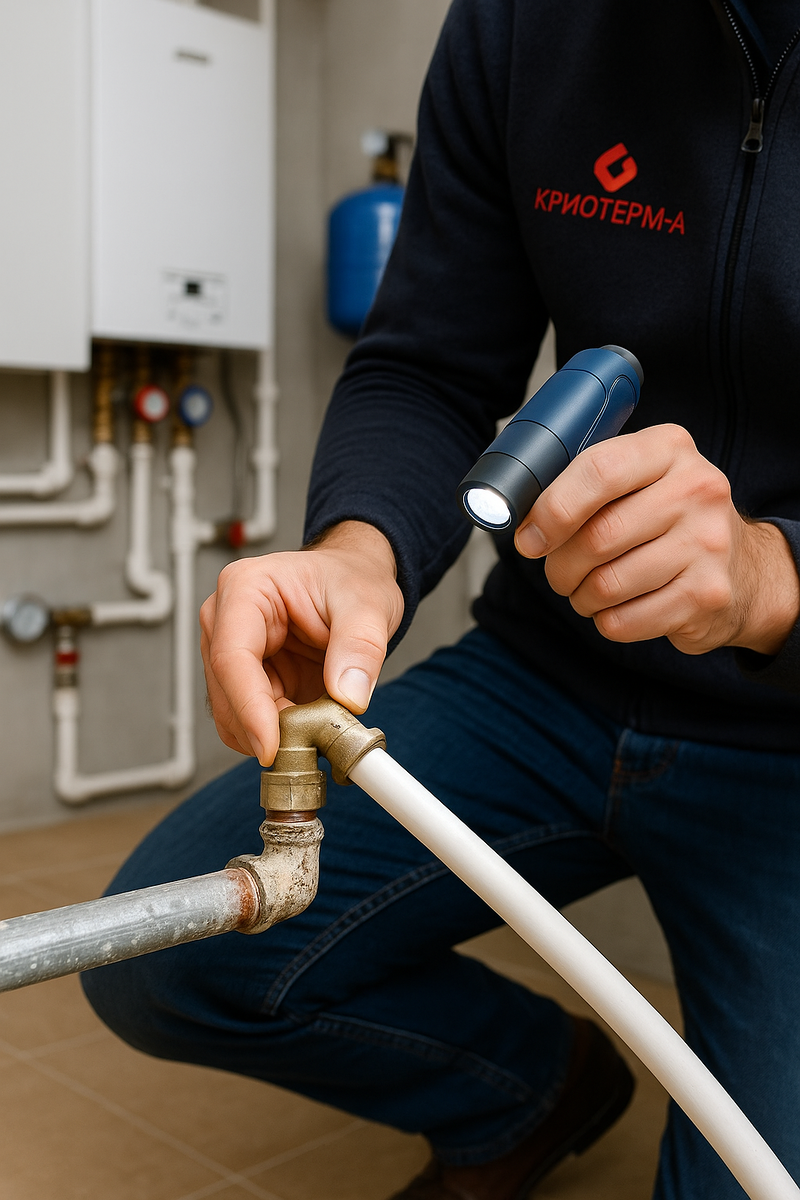 Осмотр старых фитингов: слабые места чаще всего здесь.