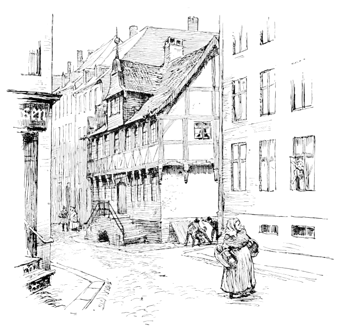 Ханс Тегнер. Иллюстрация к сказке «Старый дом»