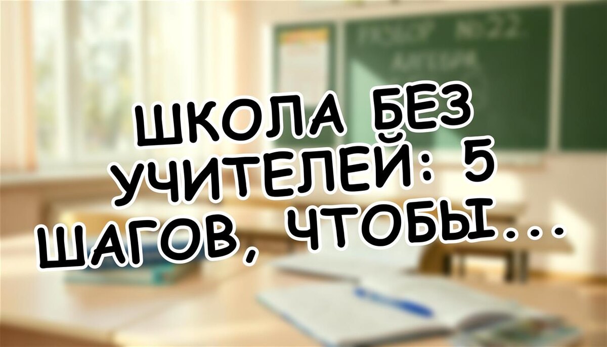 Школа без учителей: 5 шагов, чтобы защитить ребёнка от хаоса в классе (Источник: Яндекс Картинки)