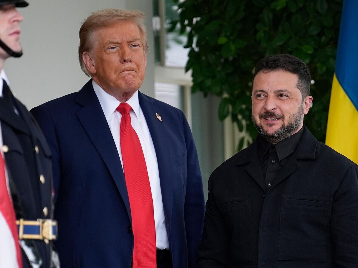    Зеленский прибыл в Белый дом на встречу с президентом США Трампом© РИА Новости . Стрингер