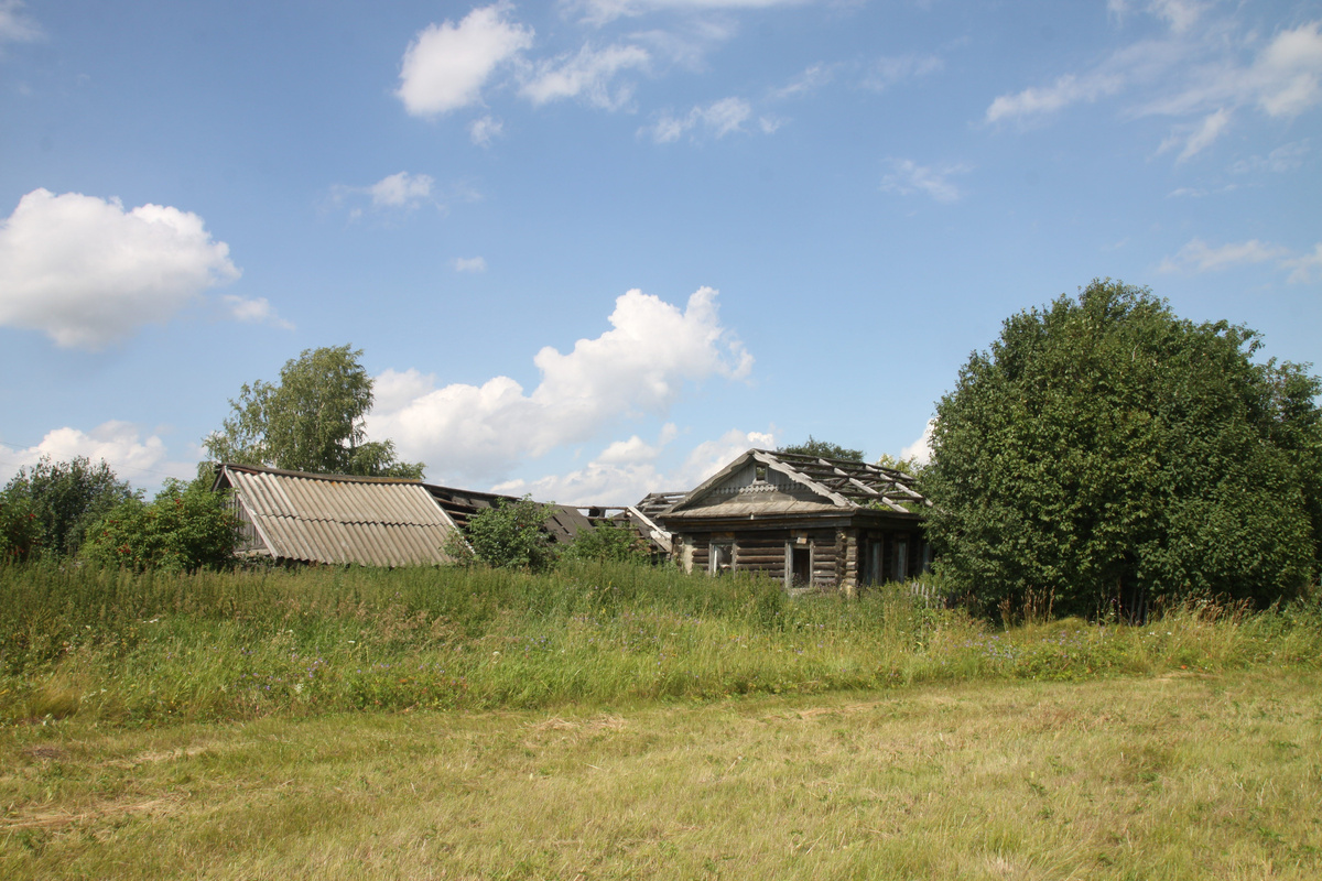 Деревня Тройни Краснослободского района республики Мордовия. 2016 г. 
