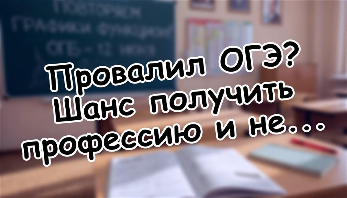 Провалил ОГЭ? Шанс получить профессию и не потерять год | Нововведения 2026 (Источник: Яндекс Картинки)