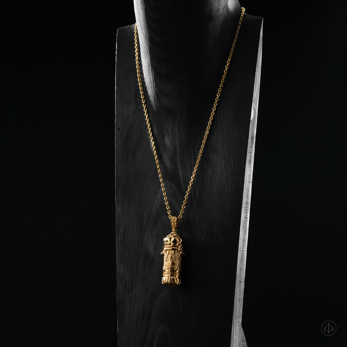 Колба-мощевик из золота 750 Арт.041