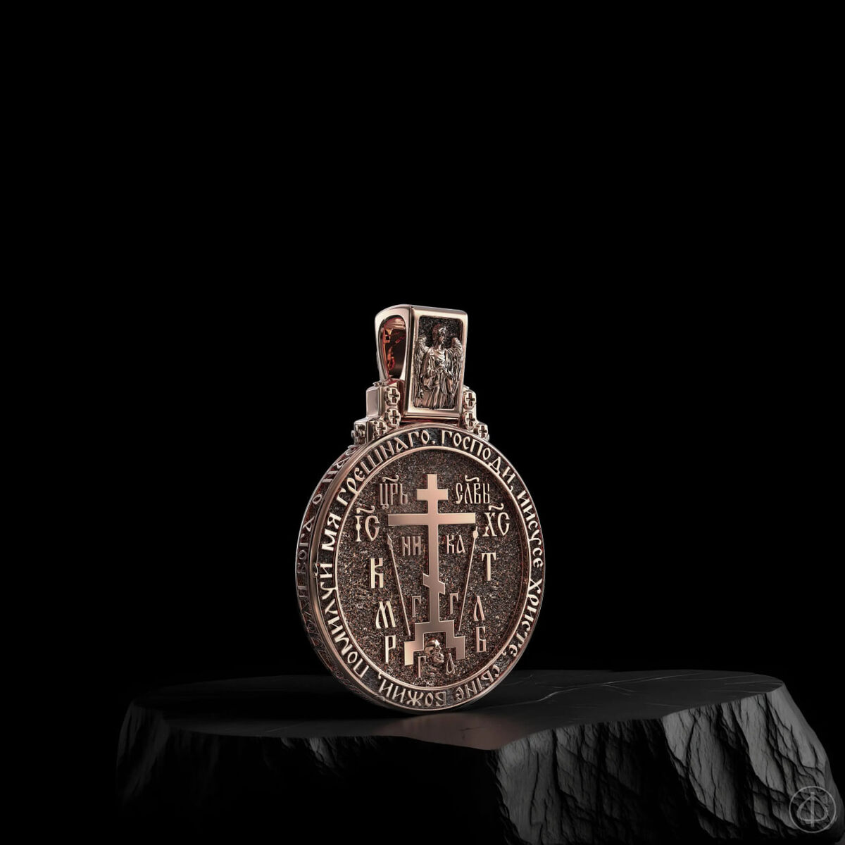 Подвеска из золота 585 с иконой Арт.090