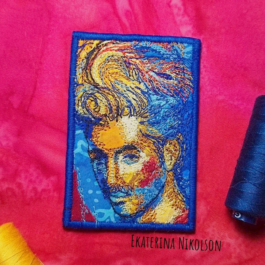 пиктуральная вышивка Екатерины Николсон