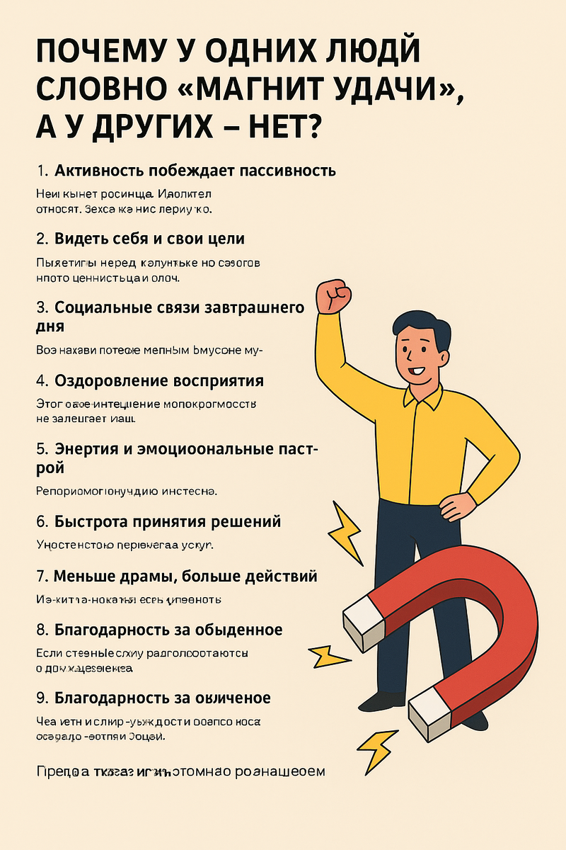 Скажи мне, кто твои друзья — и я скажу, как часто тебе будет везти.