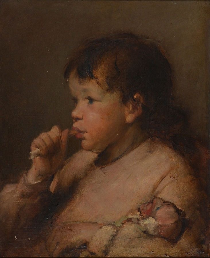 Картина Девочка с куклой 