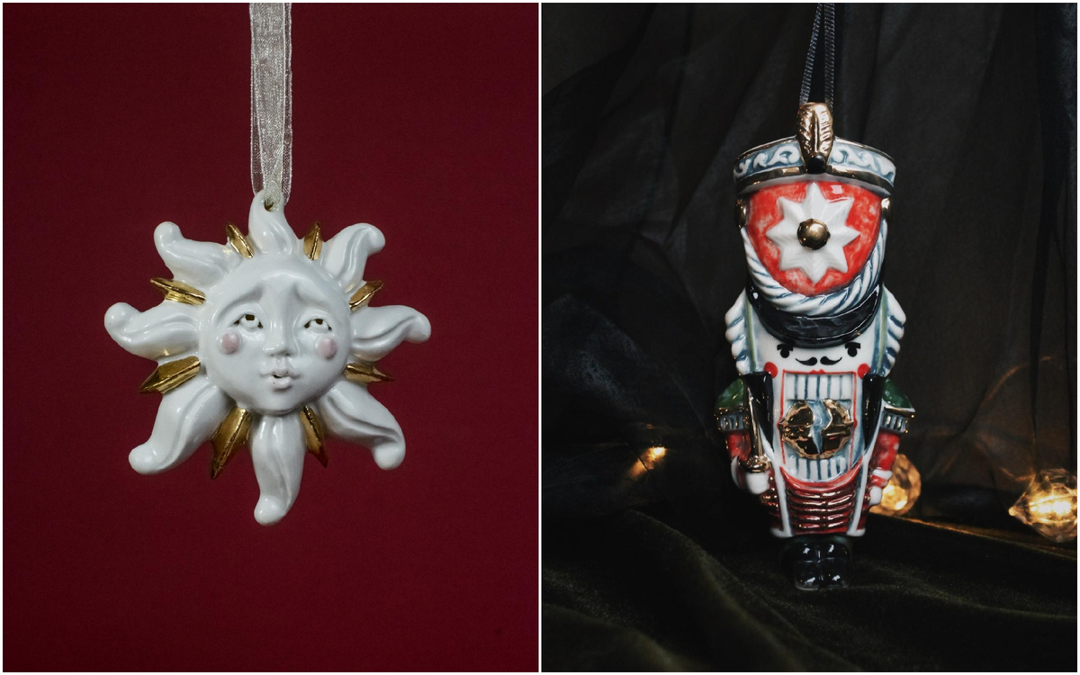 Фарфоровое солнышко и щелкунчик от "Красно"