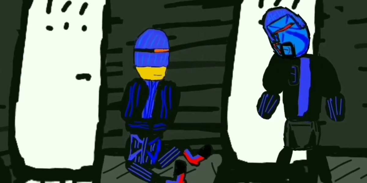 Копиро разговаривает с Копимонгером. 