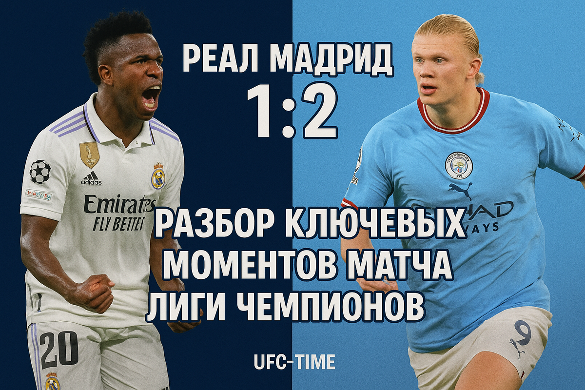 Реал Мадрид 1:2 Манчестер Сити