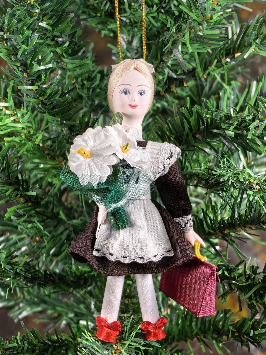 Кукла Школьница. Фото автора. 