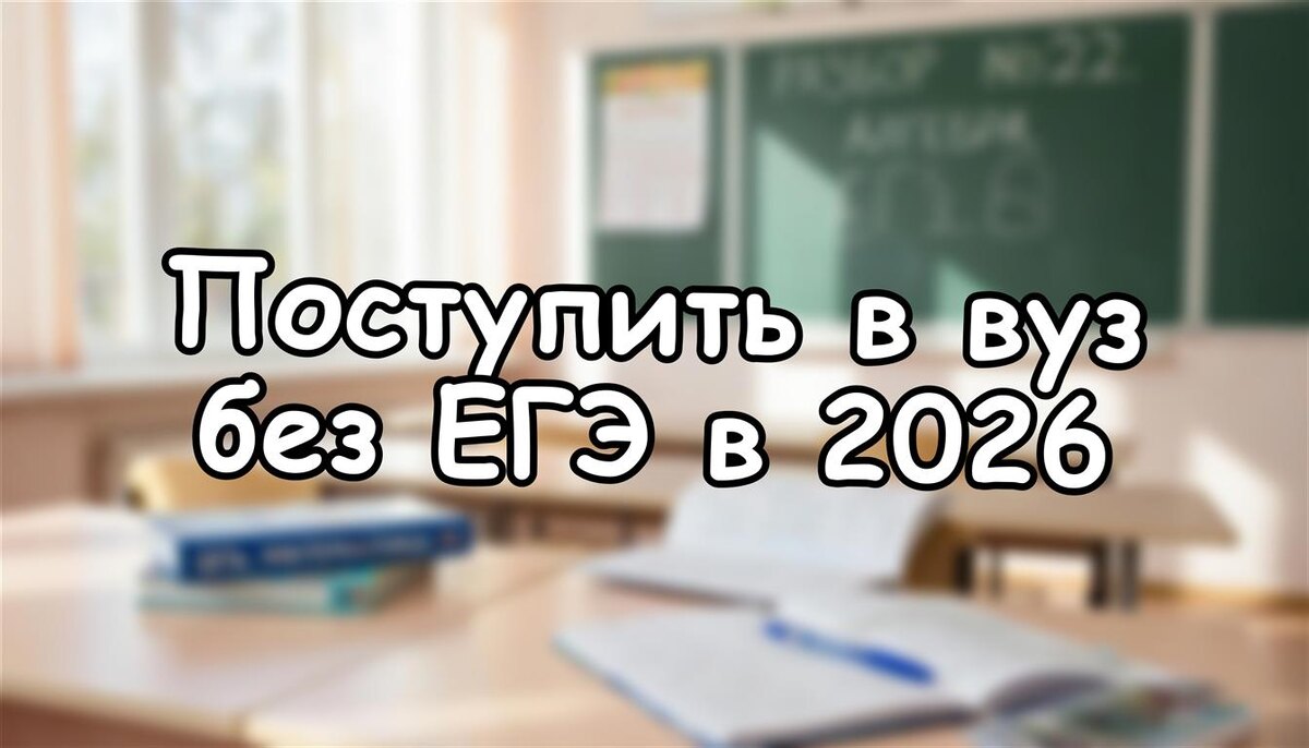 Поступить в вуз без ЕГЭ в 2026: 2 реальных пути ✅ (Источник: Яндекс Картинки)