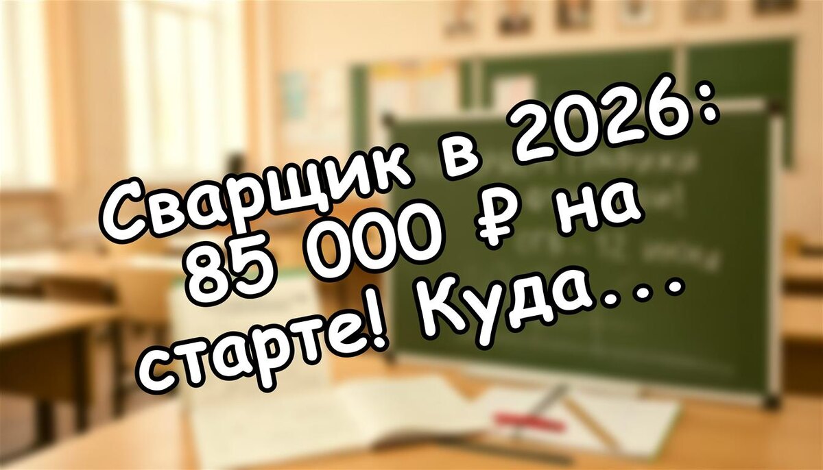 Сварщик в 2026: 85 000 ₽ на старте! Куда посылать подростка после 9 класса (Источник: Яндекс Картинки)