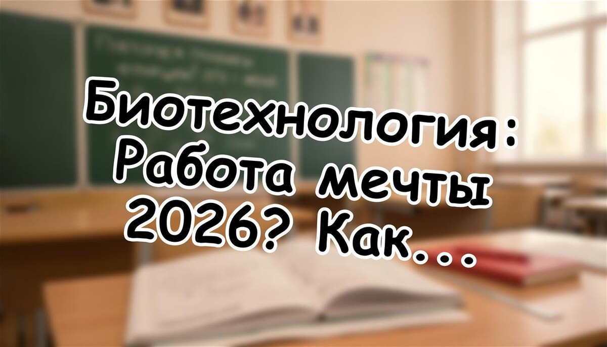 Биотехнология: Работа мечты 2026? Как выбрать профессию для ребёнка (Источник: Яндекс Картинки)