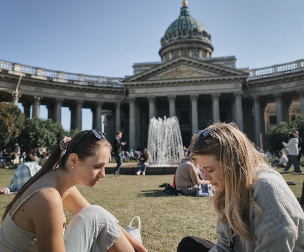 Одногруппница Настя у Казанского