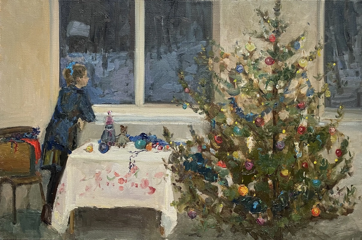 Ольга Игоревна Переверзева. Живопись, 2023, 40×60 см. artchive.ru