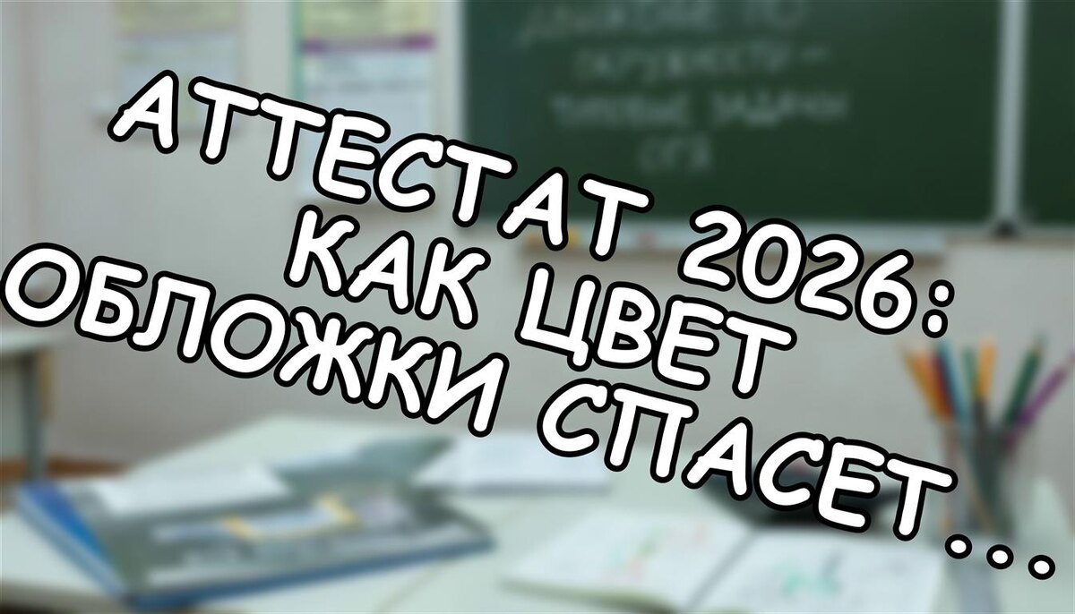 Аттестат 2026: как цвет обложки спасет бюджетное место? 🔍 (Источник: Яндекс Картинки)