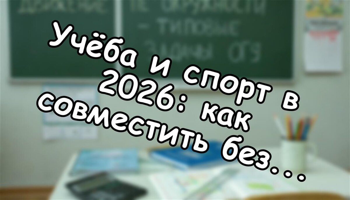 Учёба и спорт в 2026: как совместить без стресса? Реальные лайфхаки ✅ (Источник: Яндекс Картинки)